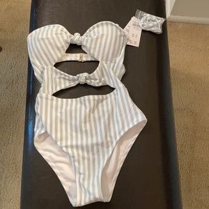 Hollister cut-out bathing suit